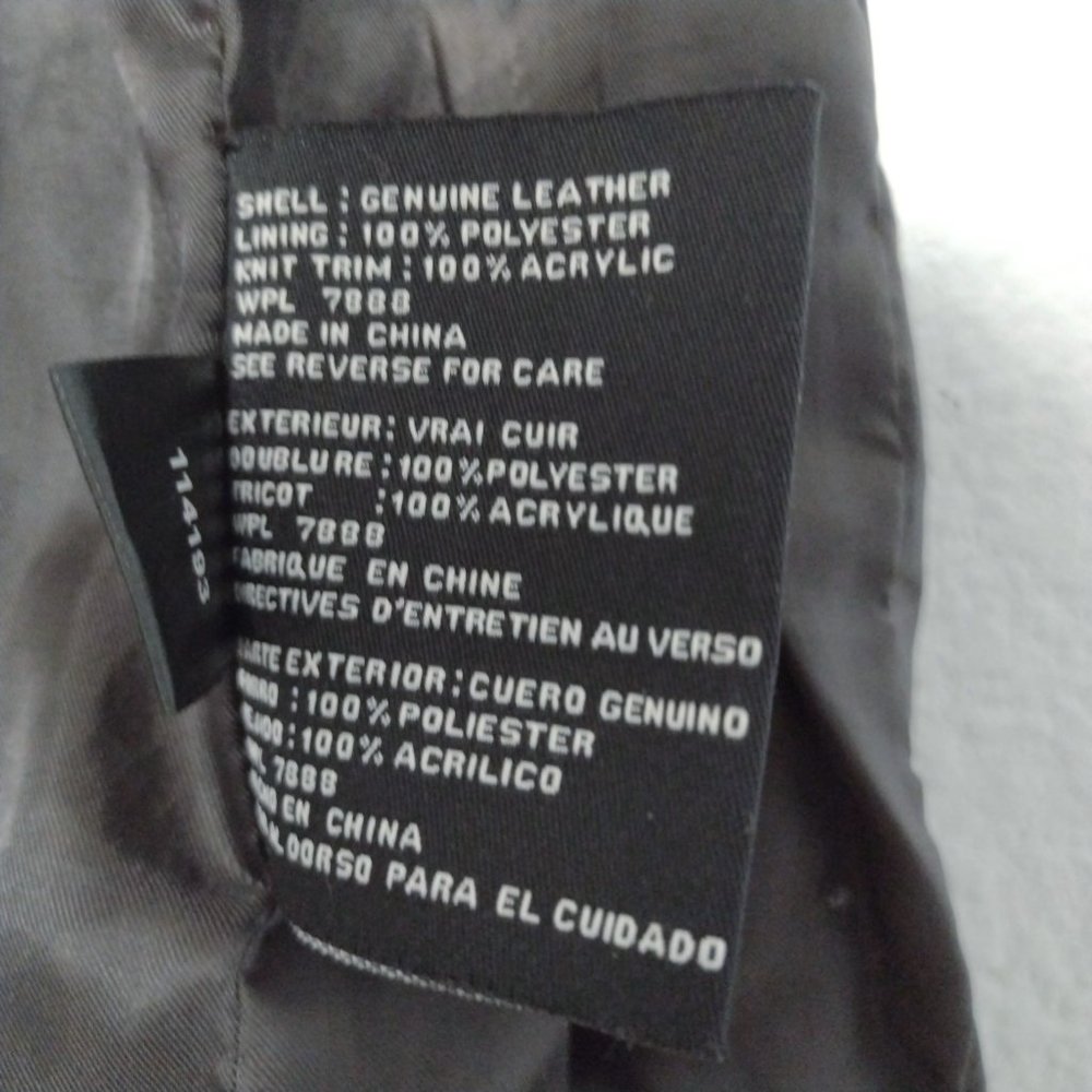 Michael Michael Kors | Brown Leather Jacket | Zip Front - Picture 7 of 15